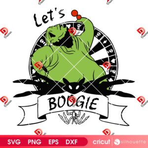 Let's Boogie SVG PNG, Halloween Cartoon Nightmare SVG PNG