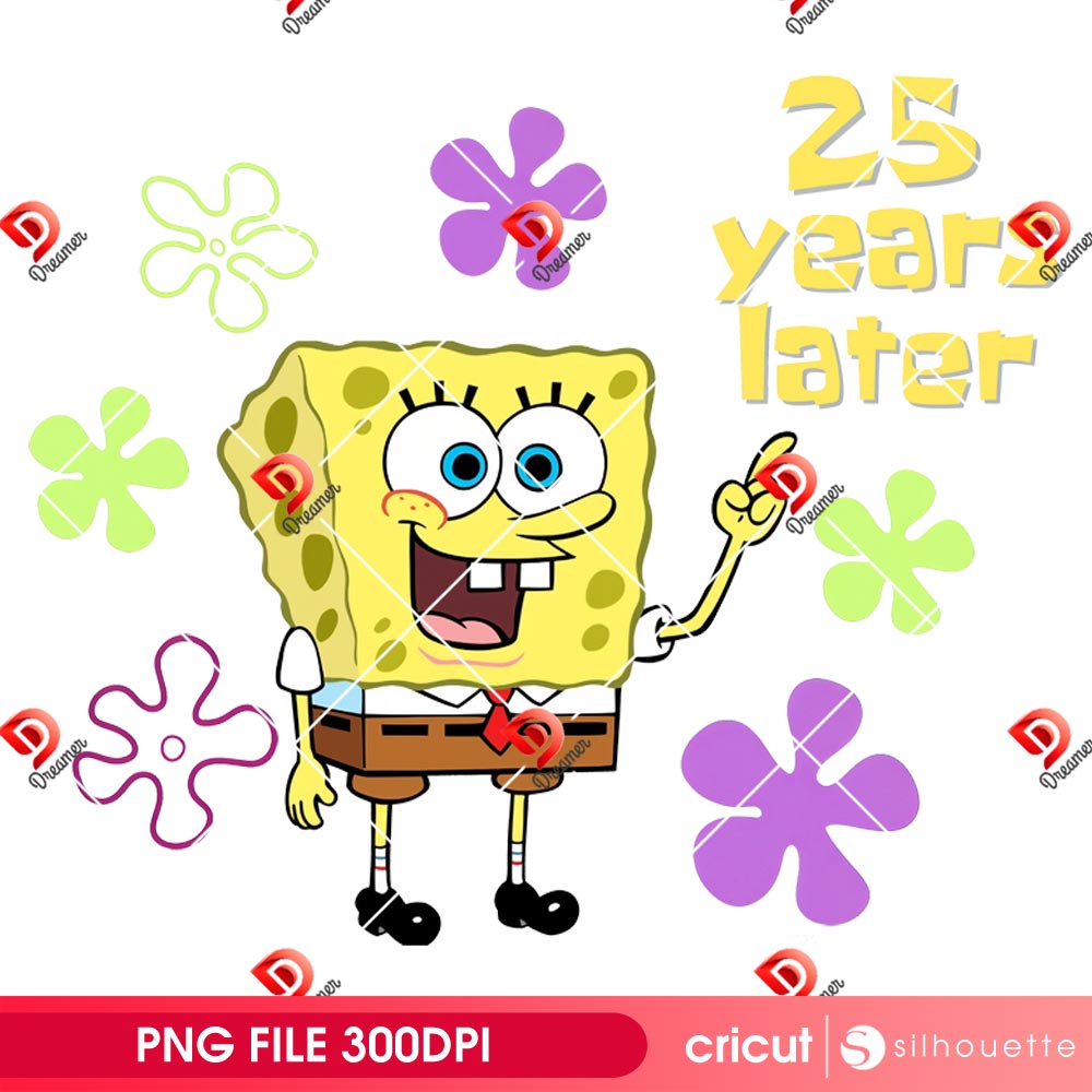 Sponge Bob 25 Years Later PNG 8 Sponge Bob 25 Years Later PNG