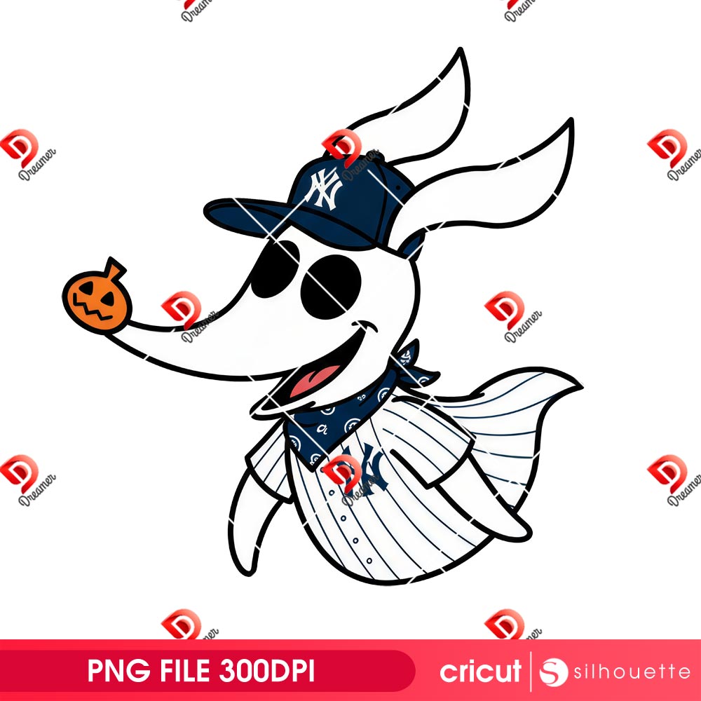 Zero Dog New York Yankees PNG, Nightmare Before Christmas Zero Yankees Baseball PNG 1 Zero Dog New York Yankees PNG, Nightmare Before Christmas Zero Yankees Baseball PNG