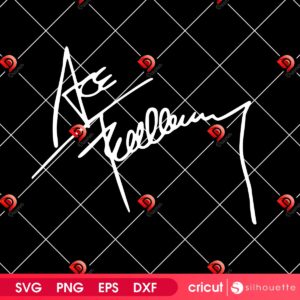 Ace Frehley Signature SVG PNG, RIP Ace Frehley SVG PNG EPS DXF