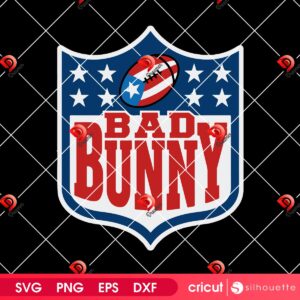 Bad Bunny Super Bowl 2026 SVG PNG, Benito Bowl 2026 Logo SVG PNG