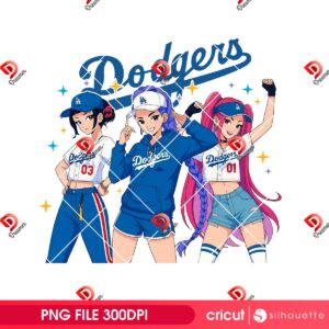 Bundle Huntrix LA Dodgers PNG, Kpop Demon Hunters PNG, Los Angeles Dodgers Saja Boys Saja Girls PNG