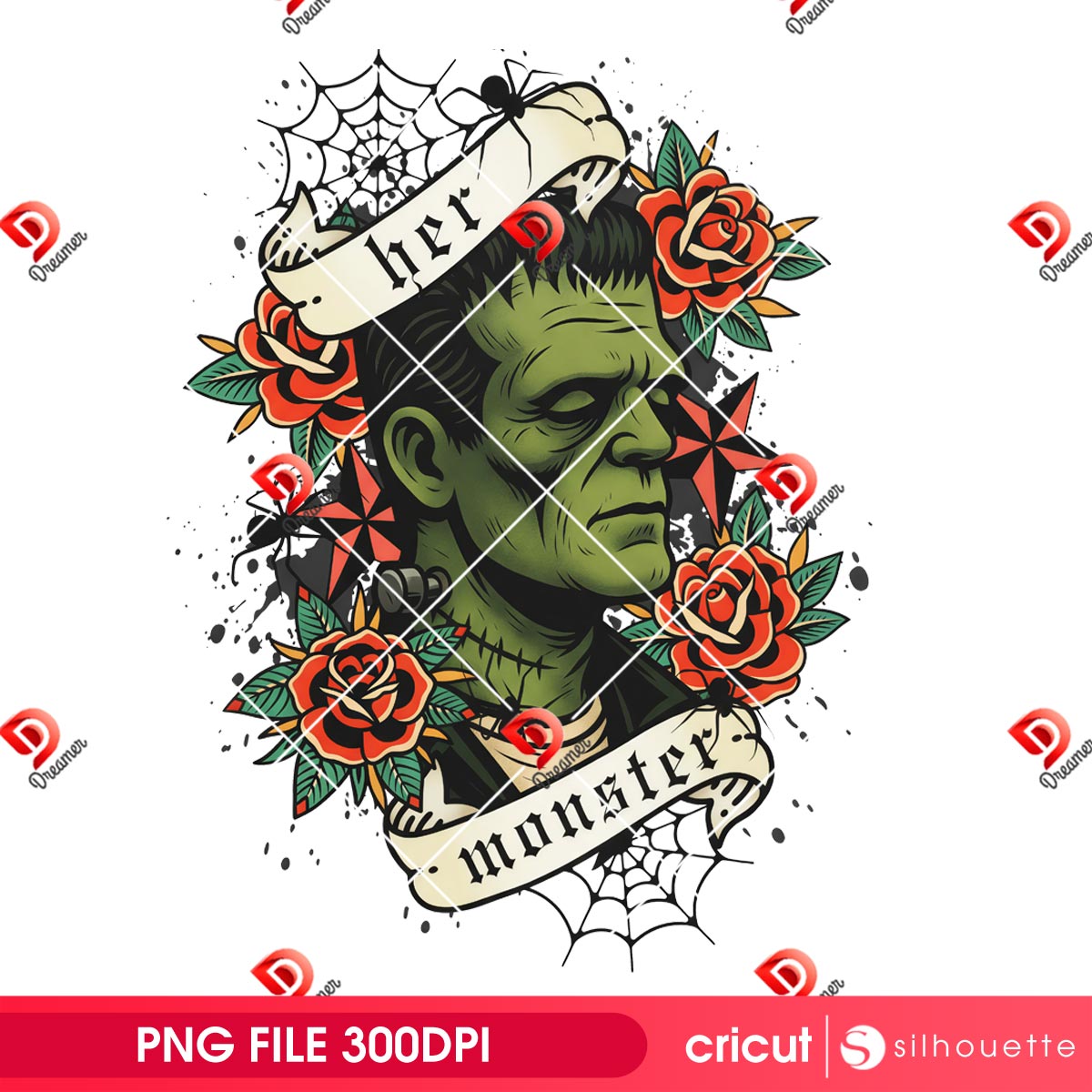 Frankenstein And Bride PNG Design, Halloween Horror Couple PNG 2 Frankenstein And Bride PNG Design, Halloween Horror Couple PNG