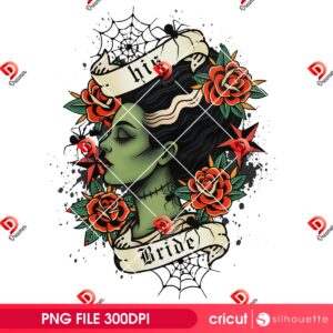 Frankenstein And Bride PNG Design, Halloween Horror Couple PNG 5 Frankenstein And Bride PNG Design, Halloween Horror Couple PNG