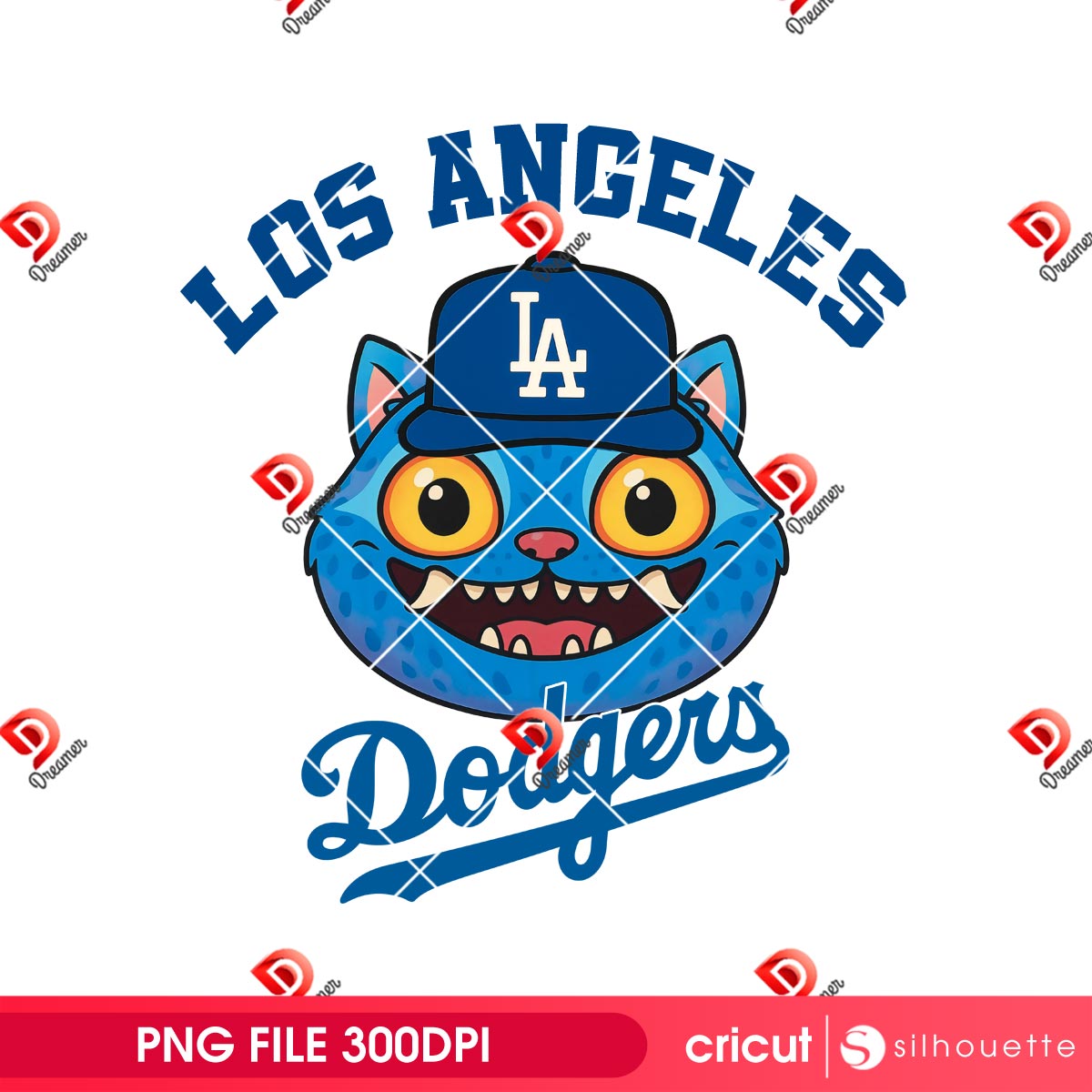 Huntrix Derpy Cat LA Dodgers PNG, Derpy Tiger Face Baseball Los Angeles Dodgers PNG 1 Huntrix Derpy Cat LA Dodgers PNG, Derpy Tiger Face Baseball Los Angeles Dodgers PNG