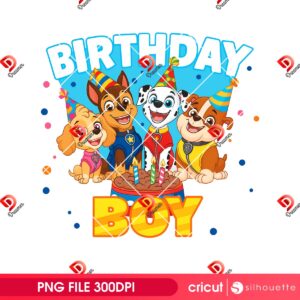 Paw Patrol Birthday Boy PNG