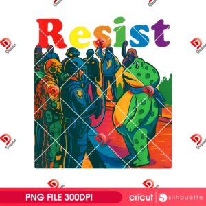 Resist Frog PNG, Portland Frog PNG