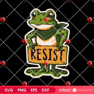 Resist Portland Frog Protest SVG PNG, Portland Frog 2025 SVG PNG