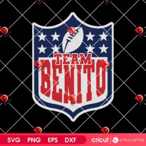 Team Benito Logo SVG PNG, Benito Football Super Bowl 2026 SVG PNG