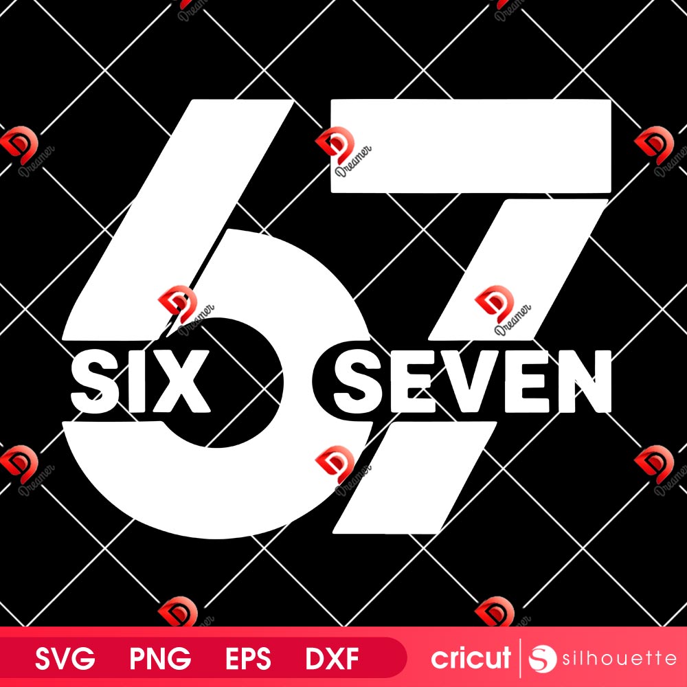 Trending 67 Meme SVG PNG, Funny Six Seven GenZ Trend SVG PNG 2 Trending 67 Meme SVG PNG, Funny Six Seven GenZ Trend SVG PNG