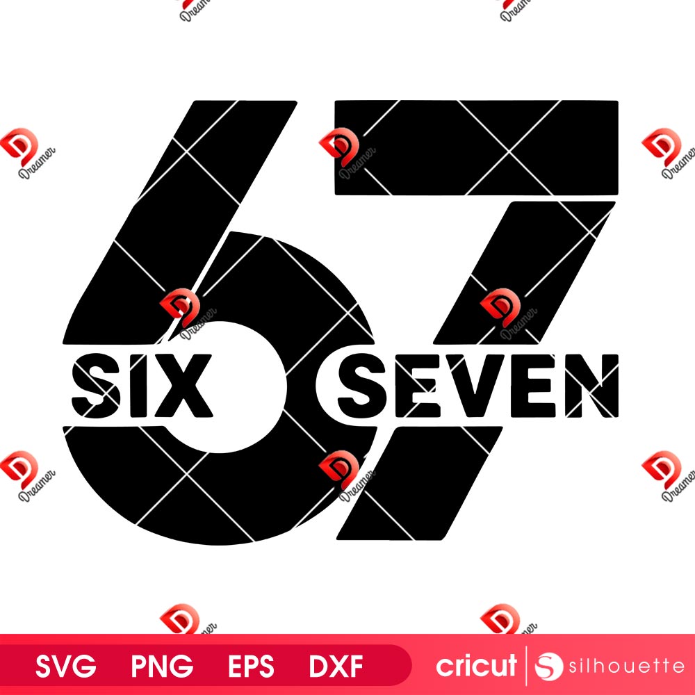 Trending 67 Meme SVG PNG, Funny Six Seven GenZ Trend SVG PNG 1 Trending 67 Meme SVG PNG, Funny Six Seven GenZ Trend SVG PNG