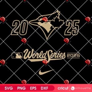 World Series Baseball Blue Jays 2025 PNG SVG, Toronto Blue Jays NLCS 2025 PNG SVG