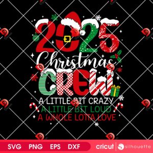 2025 Christmas Crew SVG PNG, Merry Xmas 2025 SVG PNG