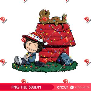 Christmas Snoopy Stranger Things Monter PNG, Peanuts Christmas Stranger Things PNG