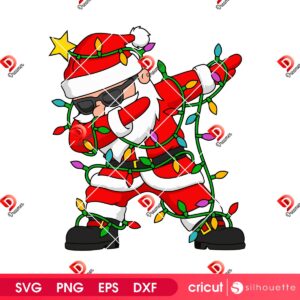 Dabbing Santa Claus SVG PNG, Merry Christmas 2025 SVG PNG
