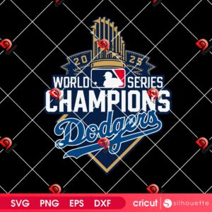 LA Dodgers WS Champions 2025 SVG PNG EPS DXF, Dodgers Champions Baseball 2025 PNG SVG