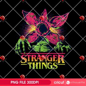 Stranger Things 5 Demogorgon Pixel Retro Game PNG, Stranger Thing Movie Season 5 PNG