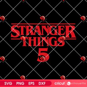 Stranger Things 5 Original Logo SVG PNG