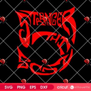 Stranger Things Season 5 Logo PNG SVG