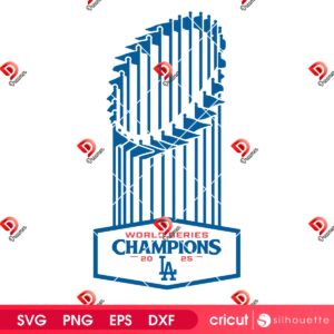 World Series Champions Dodgers PNG SVG Design, Los Angeles Dodgers Baseball Champions 2025 SVG PNG