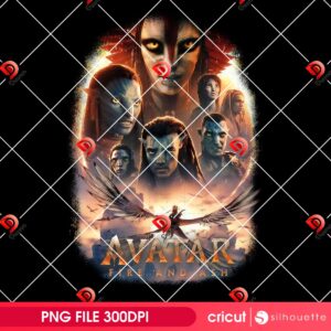 Avatar 3 Poster PNG, Avatar Fire And Ash Movie PNG