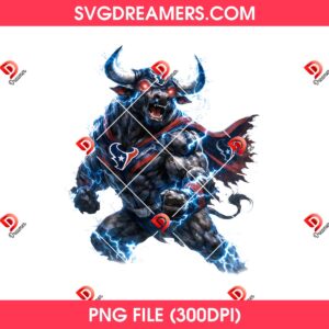 Buffalo Houston Texan NFL Sport PNG, Football Texans Design PNG