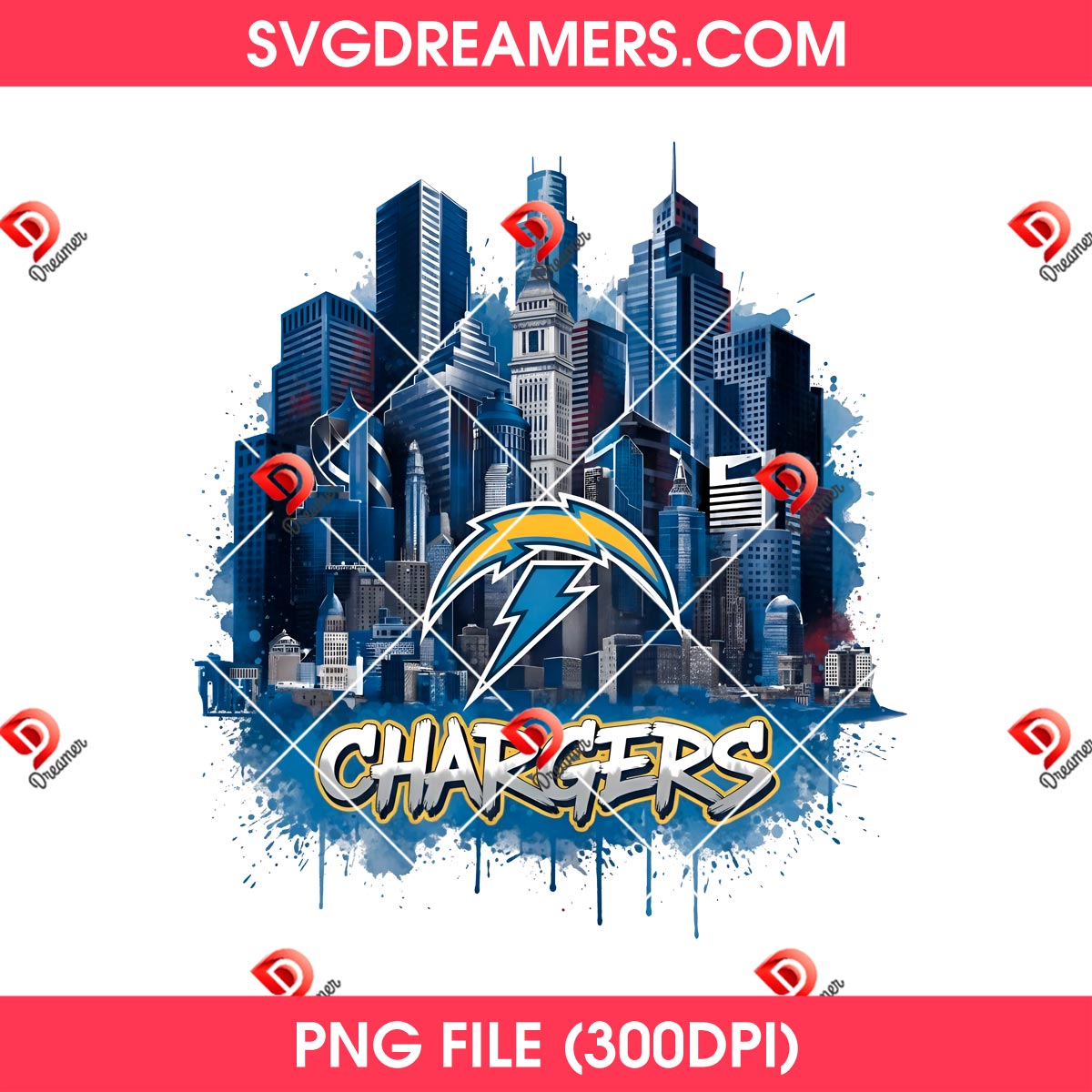 Los Angeles Chargers NFL Football Logo PNG 2 Chargers
