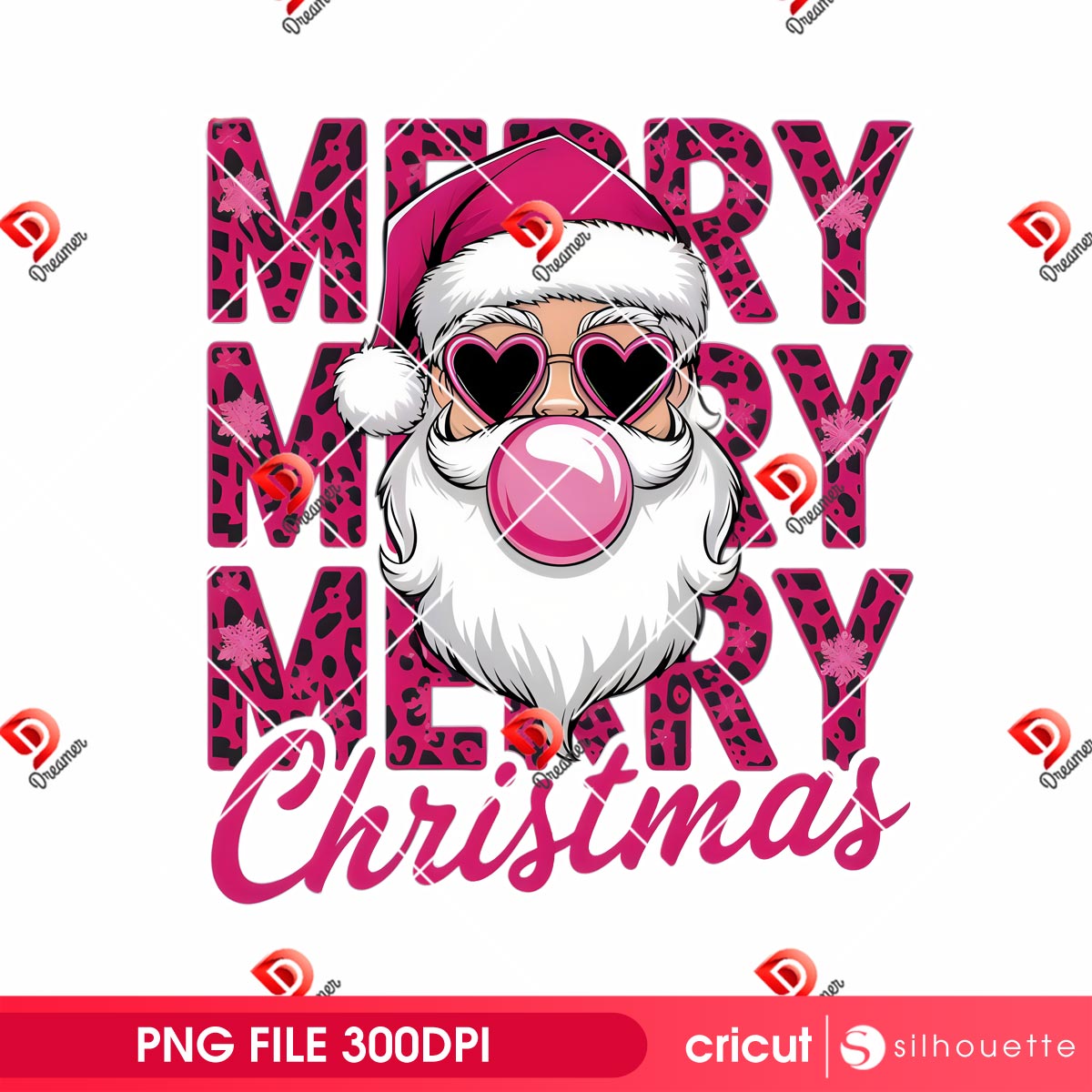 Coquette Pink Santa Claus Christmas PNG Bundle 2 Coquette Pink Santa Claus Christmas PNG Bundle 1