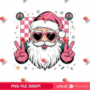 Coquette Pink Santa Claus Christmas PNG Bundle 14 Coquette Pink Santa Claus Christmas PNG Bundle 4
