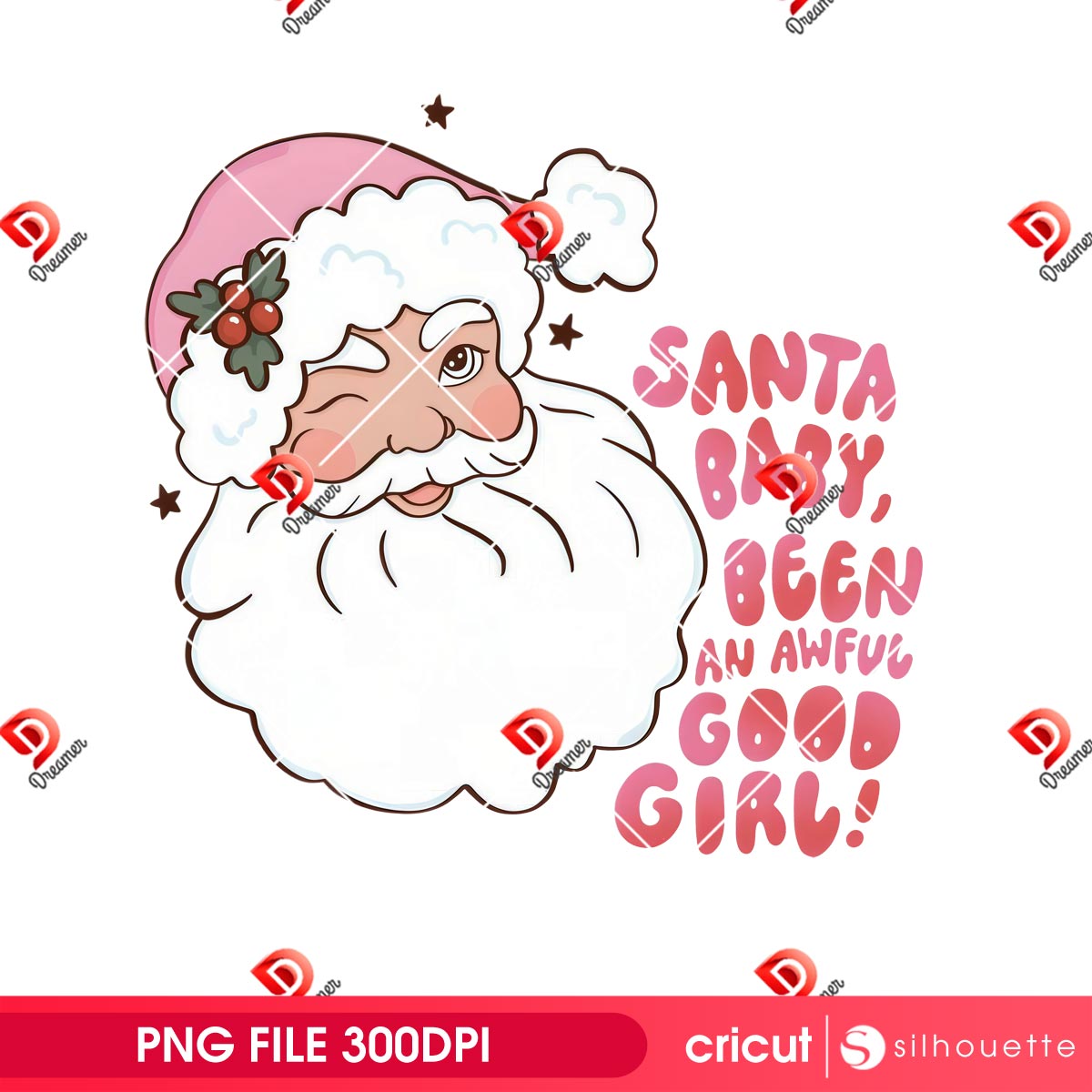 Coquette Pink Santa Claus Christmas PNG Bundle 8 Coquette Pink Santa Claus Christmas PNG Bundle 7