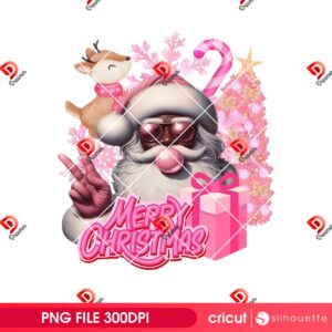 Coquette Pink Santa Claus Christmas PNG Bundle 18 Coquette Pink Santa Claus Christmas PNG Bundle 8