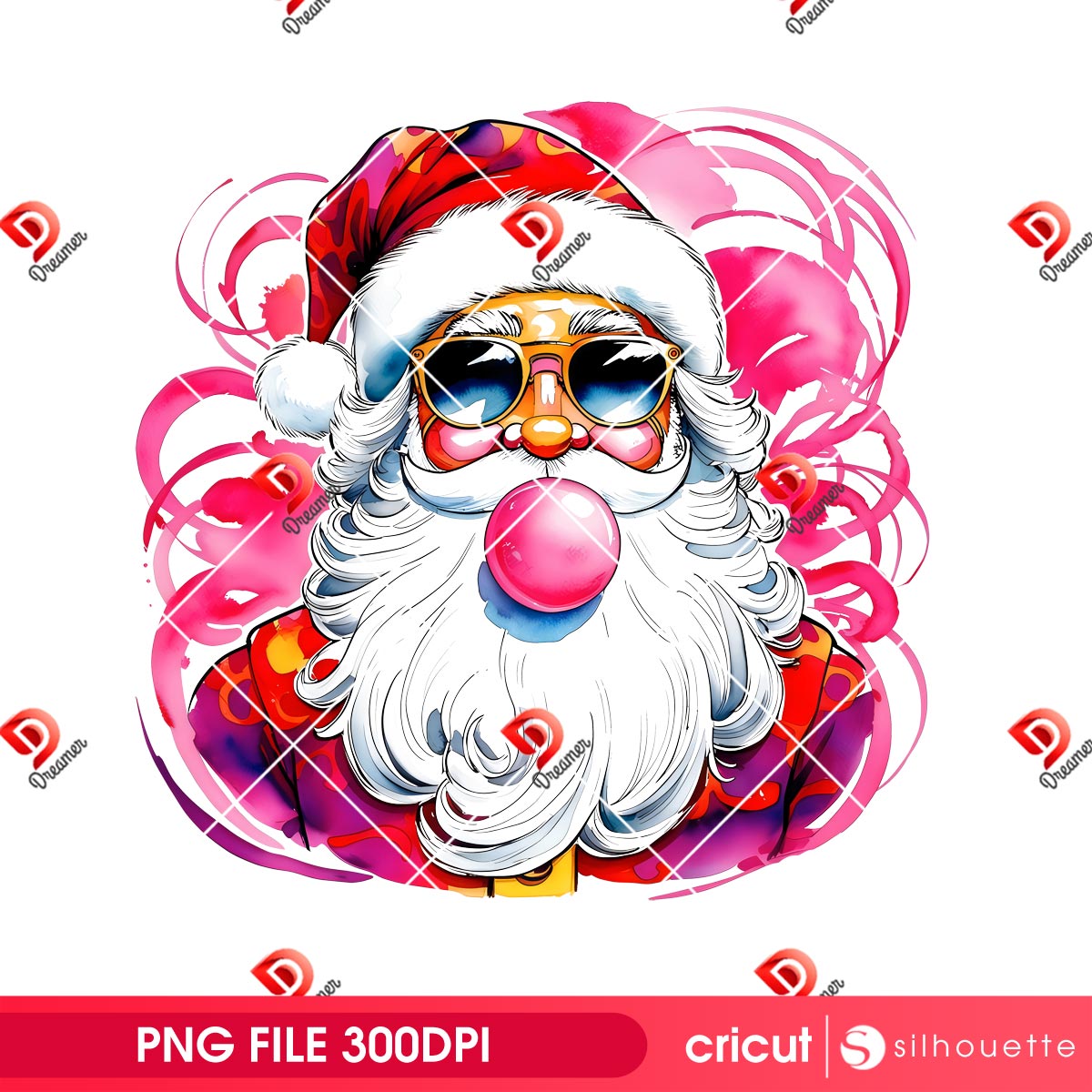 Coquette Pink Santa Claus Christmas PNG Bundle 10 Coquette Pink Santa Claus Christmas PNG Bundle 9
