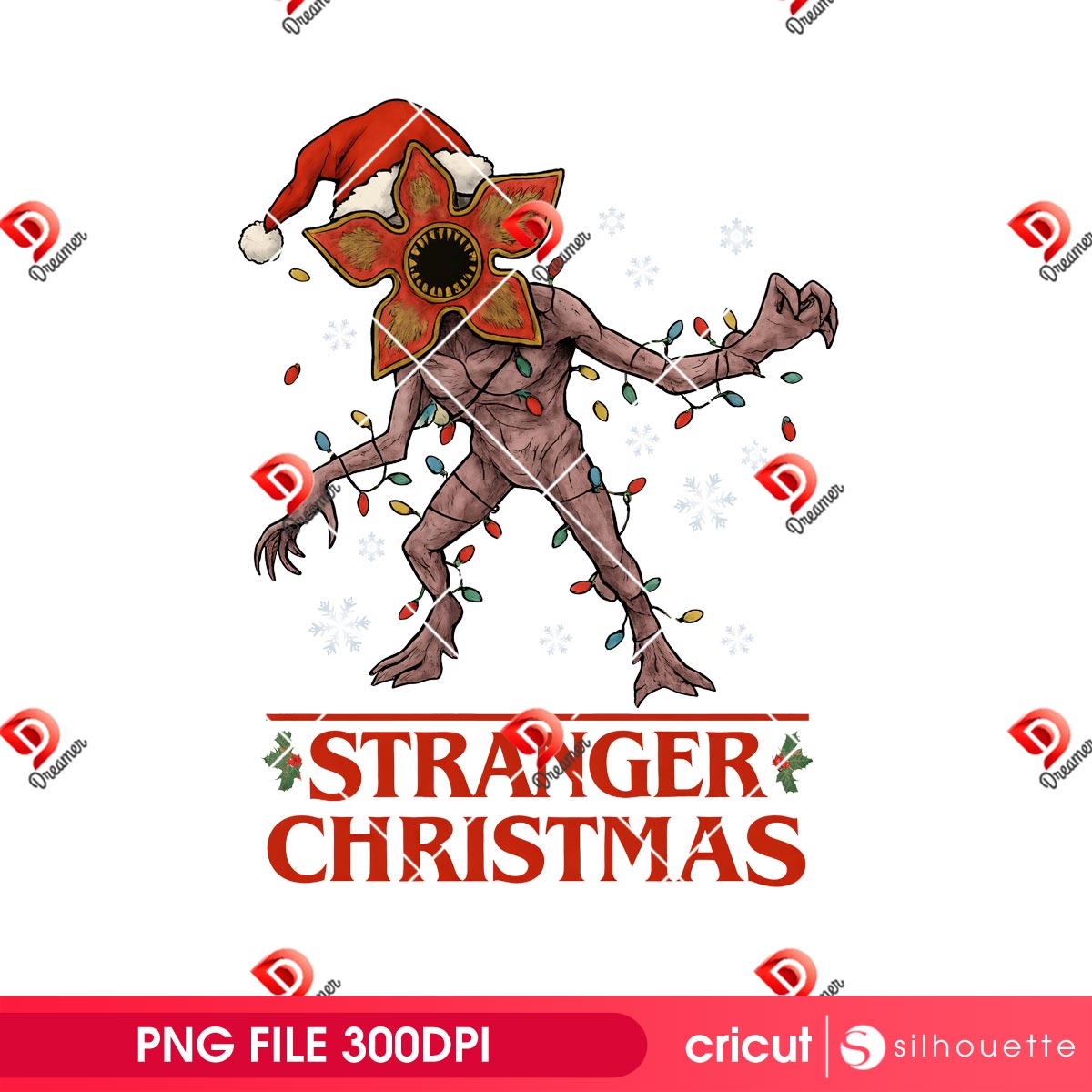 Demogorgon Santa Stranger Christmas PNG, Merry Xmas Stranger Things Movie Season 5 PNG 2 Demogorgon Santa Stranger Christmas PNG, Merry Xmas Stranger Things Movie Season 5 PNG
