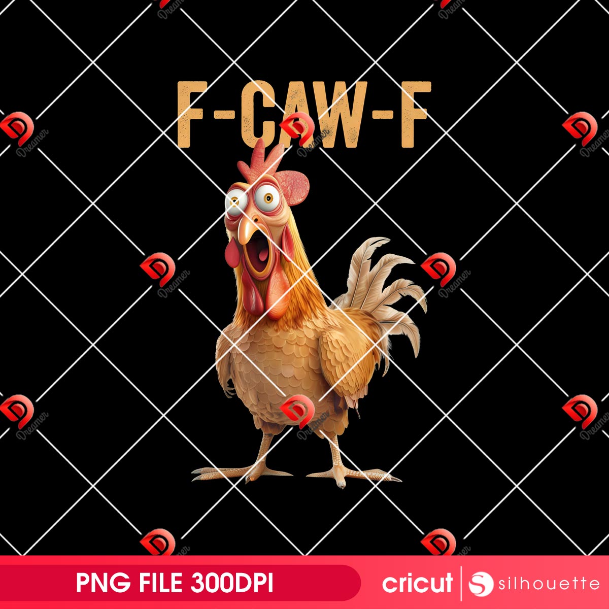 Funny F-CAW-F Chicken PNG 2 Funny F-CAW-F Chicken PNG