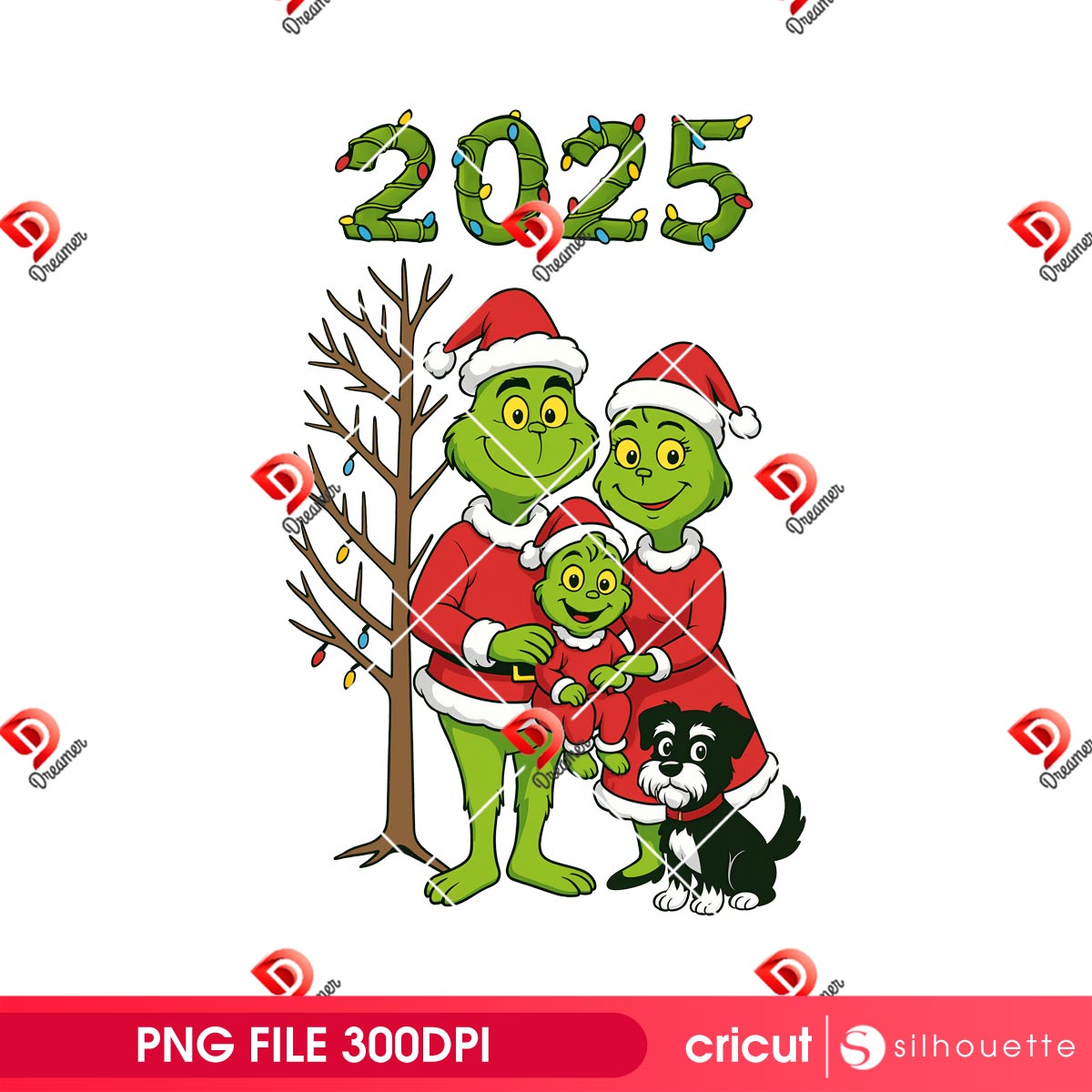 Grinch Family Christmas 2025 PNG, Merry Grinchmas 2025 PNG Design 1 Grinch Family Christmas 2025 PNG, Merry Grinchmas 2025 PNG Design