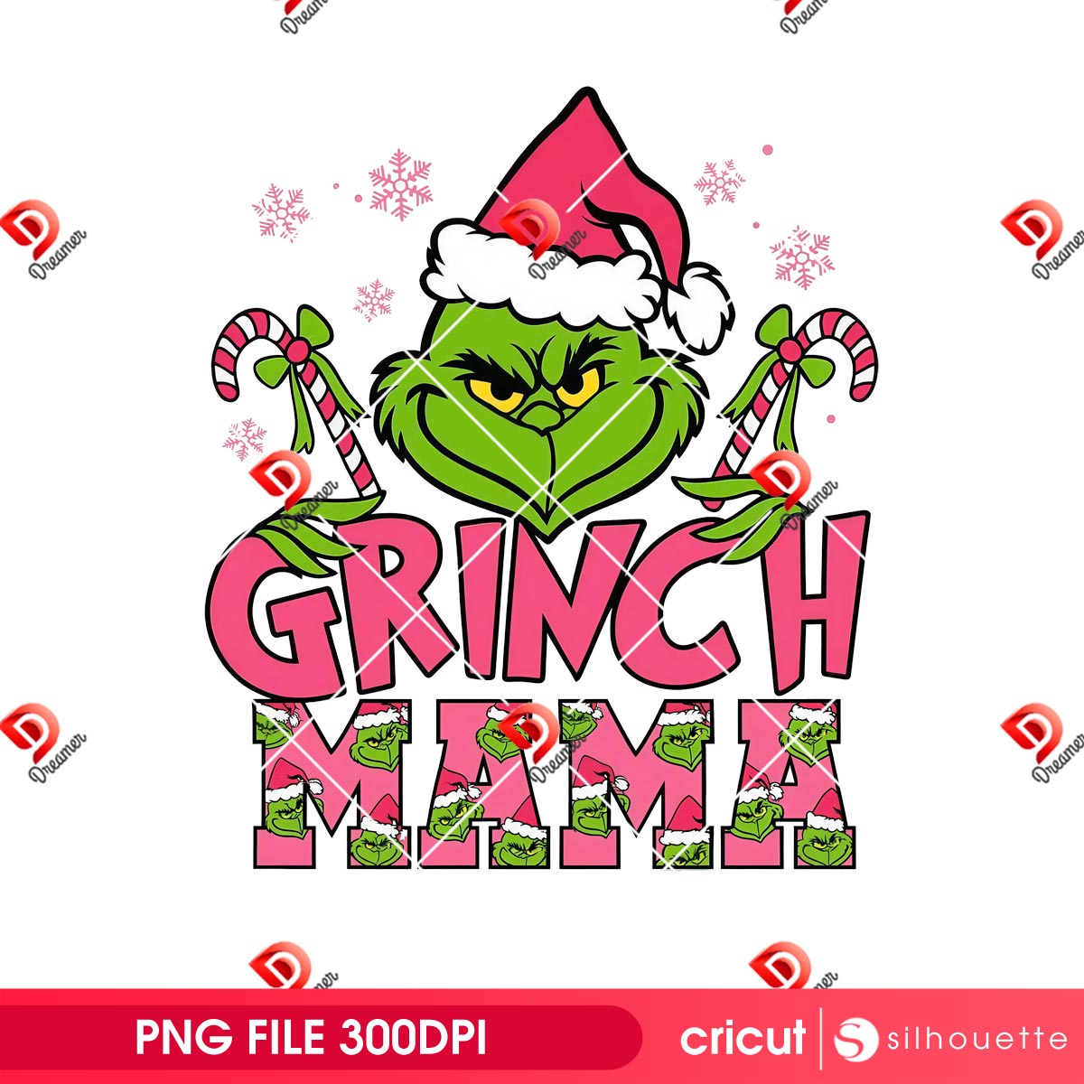 Grinch Mama PNG Design, Mama Merry Grinchmas 2025 PNG Design 1 Grinch Mama PNG Design, Mama Merry Grinchmas 2025 PNG Design