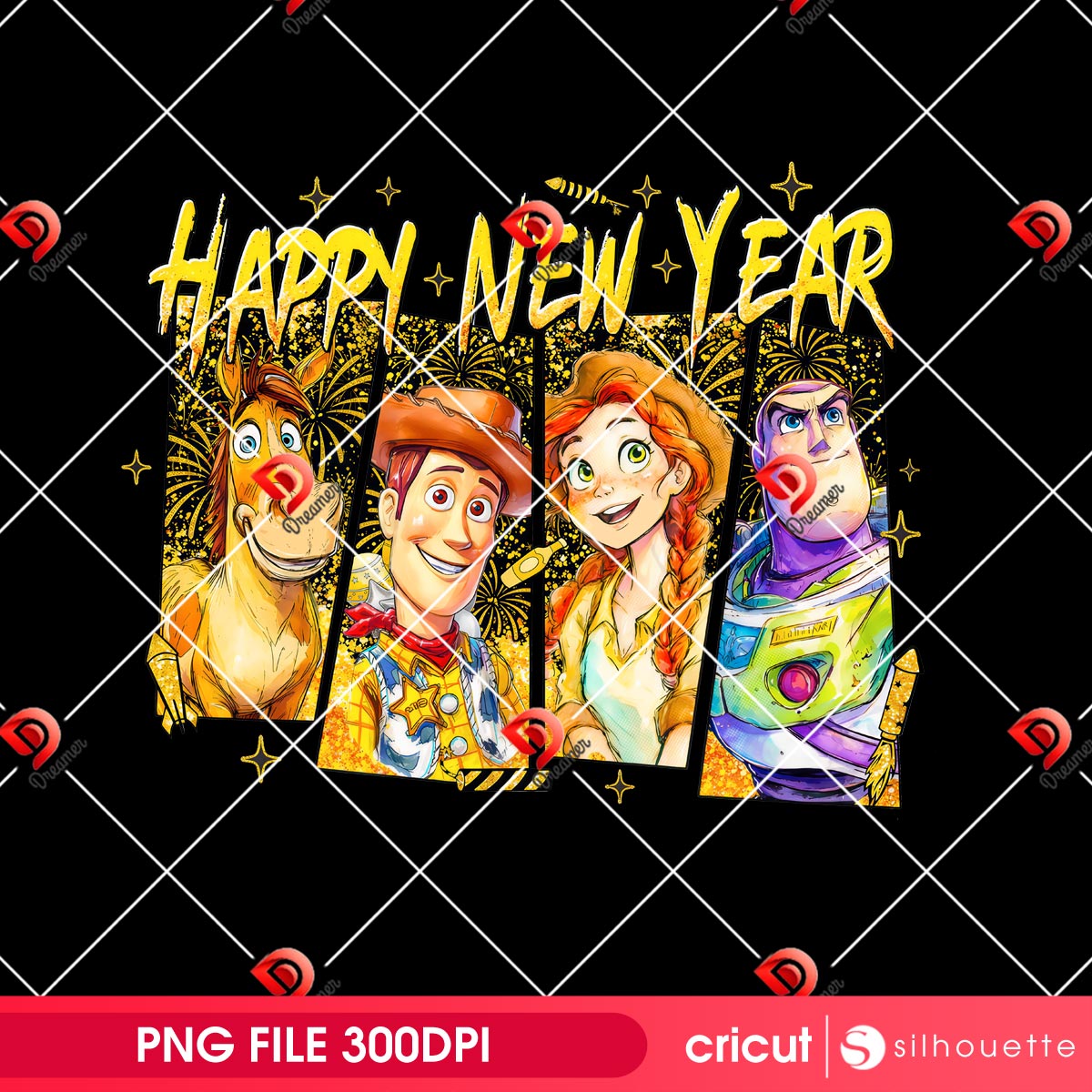 Happy New Year 2026 Toy Story Characters PNG, Disney Characters Hello 2026 PNG Design 1 Happy New Year 2026 Toy Story Characters PNG, Disney Characters Hello 2026 PNG Design