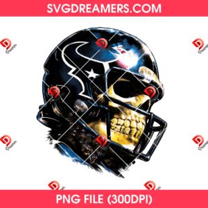Houston Texans Skeleton Helmet PNG