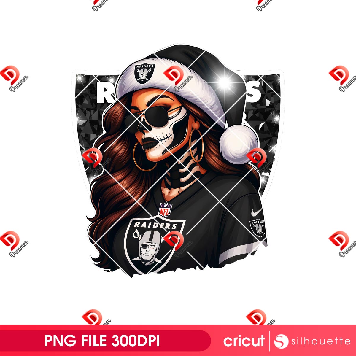Latina Girl Raiders Christmas PNG, Football Las Vegas Raiders Chicana NFL PNG 2 Latina Girl Raiders Christmas PNG, Football Las Vegas Raiders Chicana NFL PNG