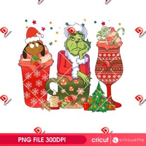 Merry Xmas 2025 Grinch And Dog PNG, Merry Grinchmas PNG