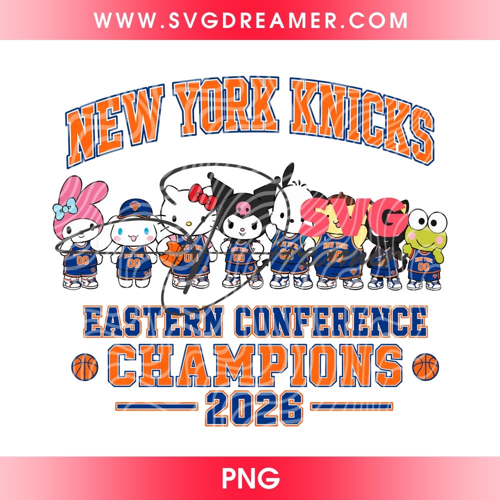 New York Knicks Kuromi And Friends PNG, Champions 2026 NBA Playoffs Sanrio NY Knicks Basketball PNG 1 New York Knicks Kuromi And Friends PNG, Champions 2026 NBA Playoffs Sanrio NY Knicks Basketball PNG