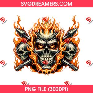 Skull Biker By Birth Rebel By Choice PNG