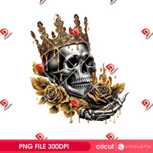 Skull Flower PNG