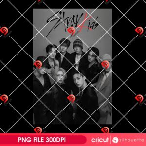 Stray Kids K-Pop Band Poster High Quality PNG