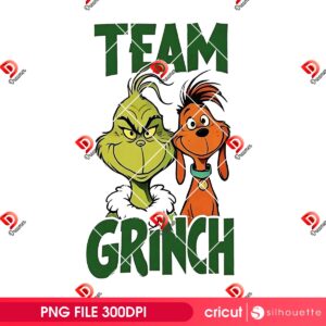 Team Grinch PNG, Grinchmas And Dog Merry Christmas PNG, Xmas 2025 PNG Design