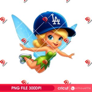 Tinkerbell LA Dodgers PNG, Los Angeles Baseball Cartoon Character PNG 4 Tinkerbell LA Dodgers PNG, Los Angeles Baseball Cartoon Character PNG
