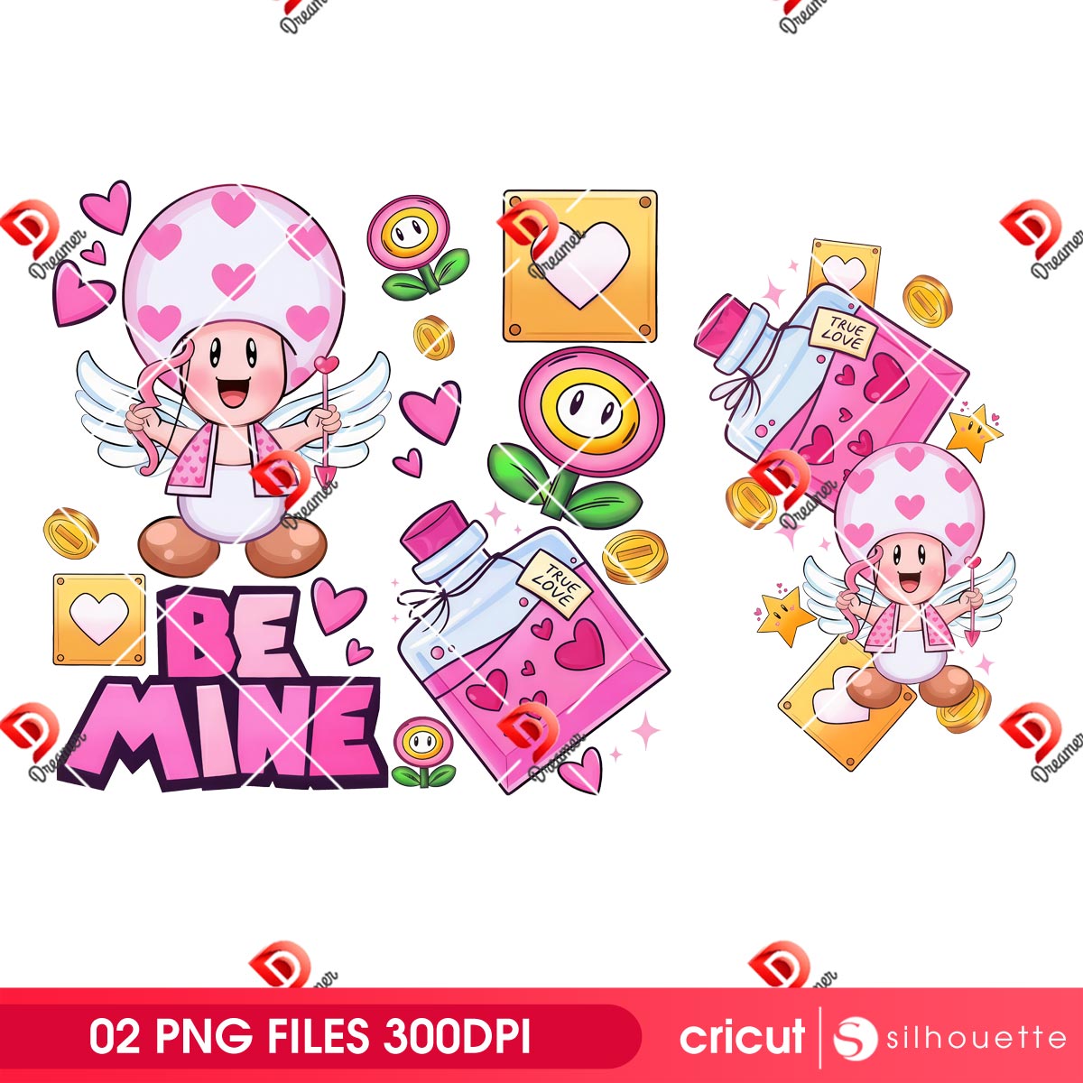 Toadette Mario Kart World Valentine PNG, Happy Valentines Day Mario Game Character PNG 1 Toadette Mario Kart World Valentine PNG, Happy Valentines Day Mario Game Character PNG