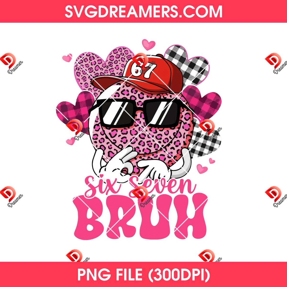 Valentine Six Seven Bruh PNG Design, 67 Meme Smile Face Valentines Day PNG 1 Valentine Six Seven Bruh PNG Design, 67 Meme Smile Face Valentines Day PNG