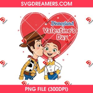 Woody And Jessie Valentine's Day PNG, Disney Toy Story Valentine PNG