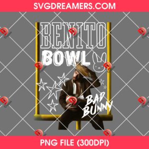 Benito Bowl Bad Bunny 2026 PNG, Benito Super Bowl 2026 PNG